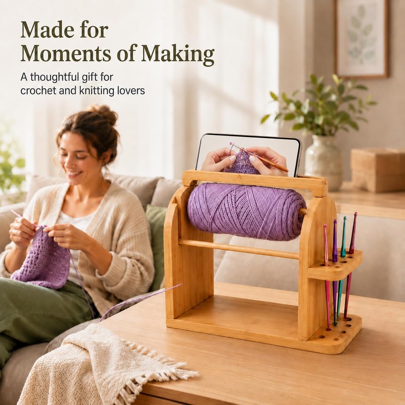 Yarn Holder for Crochet Accessories