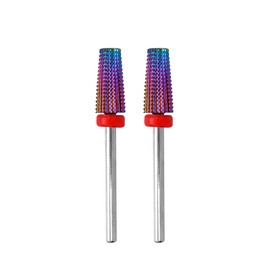 Bestgle 2 professionelle Nagelspitzen, bidirektionale Rotation für Links- und Rechtshänder, Nagelhautsteine für Acryl-Nägel für elektrische Pediküre, Schleifkopf