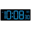 Soobest LED Wall Clock Digital Clock with Seconds, Electric Plug