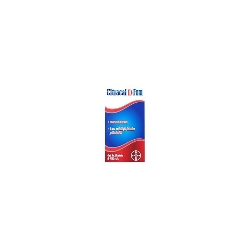 Citracal Tabletas + D, 1495 mg, 60 Piezas