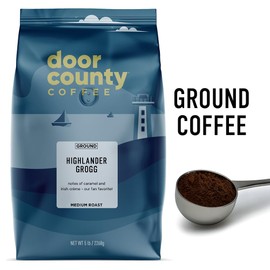 Door County Coffee Highlander Grogg Flavored Coffee Ground - 5 lb Bag - Medium Roast - 100% Arabica - Irish Crme & Caramel | Door County Coffee & Tea Co.