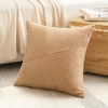 Sungeek Set of 2 Soft Corduroy Decorative Cushion Covers 45x45cm