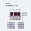AC390-500V Electricity Meter, 3 Phases, DIN Rails, Voltmeter, Ammeter, DIN