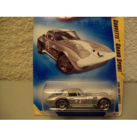 Hot Wheels 2008-008 New Models Corvette Grand Sport SILVER 1:64 Scale