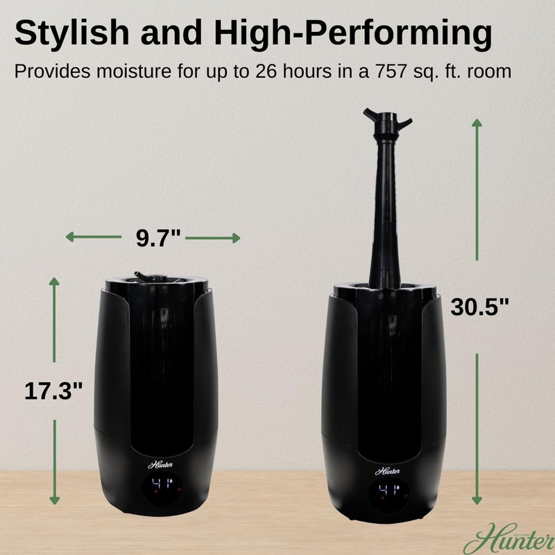 HHU400 Hunter Aspire Series Ultrasonic Humidifier (8.3L) - Vibration Technology