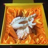 Chinese Feng Shui White Statue,Dragon Play Bead Statue, Hand-Carved Art