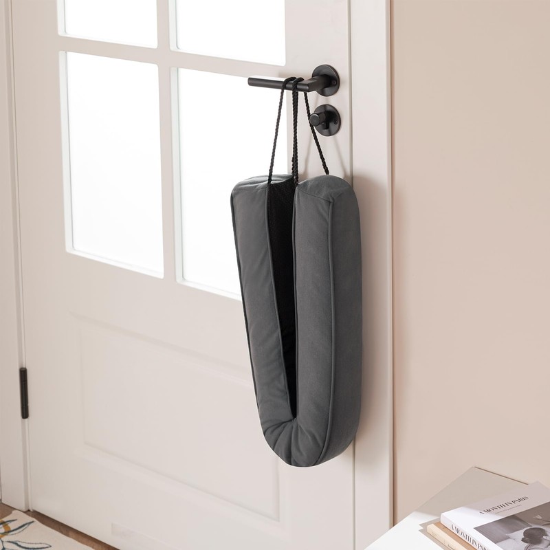 Sunolga 72" Weighted Door Draft Stopper, Right Angle Triangular Column
