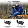 Camplux Dual Fuel Propane & Butane Stove with Carrying Case,