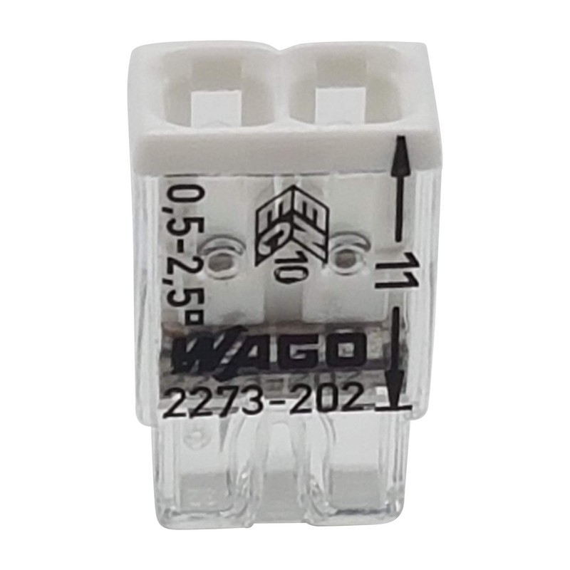 Wago 2273-202 Compact Junction Box Terminal Diameter 0.5 - 2.5