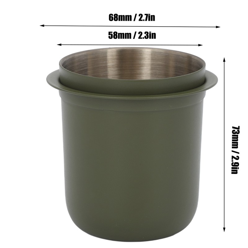 Dosing Cup 150ml 58mm Hands Free Stainless Steel Universal Inverted