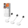 Ledvance Compact spotlights as under-unit lighting, white, 3 pieces, each
