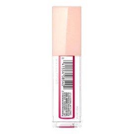 Maybelline Lifter Gloss extended Brillo Labial de Larga Duración con Ácido Hialurónico, Labios Voluminosos e Hidratados hasta por 4 H, Aplicador XL, Tono Bubblegum