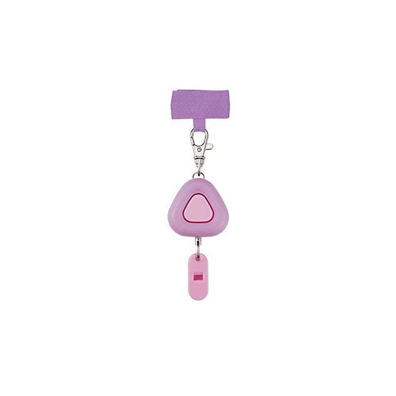 Kutsuwa Personal Safety Alarm with Super Bright LED Light, Purple