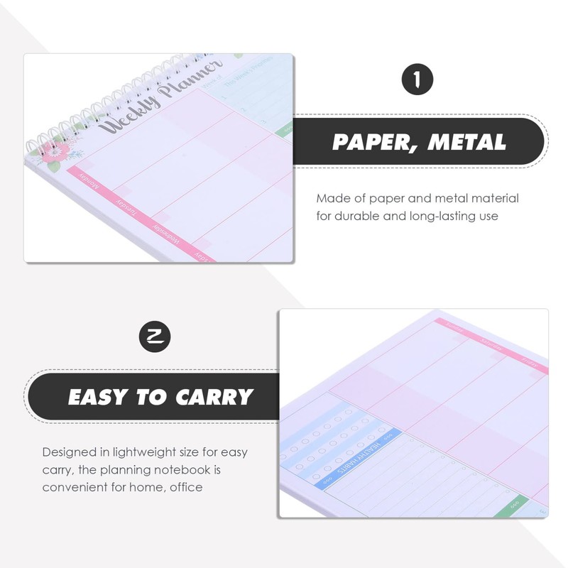 weekly planner hourly schedules daily schedule notepad time management organizers
