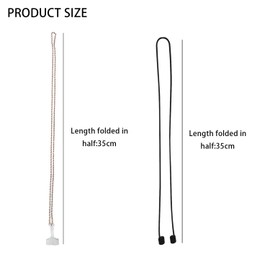 1 Piece Magnetic Anti-lost Earphone Chain With 2 Pieces Of Earphone Rope, Metal Anti-lost Strap, Hanging Neck Anti-lost Earphone Chain, Fashionable And Beautiful, Suitable For Men And Women