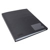 Rapesco 1651 Germ-Savvy Antibacterial, Hardcover Polypropylene Presentation Folder 50 Pockets
