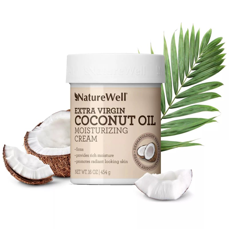 NATURE WELL Extra Virgin Coconut Oil Moisturizing Cream for Face,