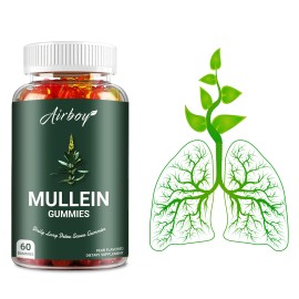 airboy Mullein - For Lung Cleanse Cough Relief Respiratory Health,Detox Cleanse Support
