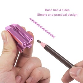 Eyebrow Pencil Sharpener, 4 In 1 Lightweight Makeup Sharpener, Eyebrow Pencil Shaper for Women for Beginners or Professional,Brow Pencil Sharpener Base for Beauty Salon