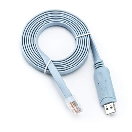 RoutersWholesale - FTDI USB Console Cable USB to RJ45 Cable Essential Accesory of Cisco (1 Pack)