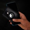 FOXHACKLE Airtag Wallet Slim Minimalist Leather Credit Card Holder for