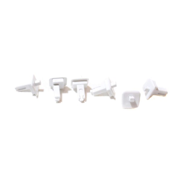 Buderus Radiator Clamping Pin Square for Grid Centre Traffic White