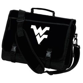 West Virginia University Laptop Computer Bag WVU Messenger Bag Briefcase