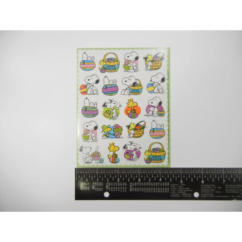 Eureka Snoopy Easter Sticker Sheet Eureka
