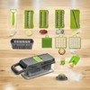Kitchen ideas Veggie slicer 16 pieces (Gray, 1) 16 pieces