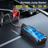 8000A Car Battery Jump Starter Box with Jumper Cables, 12V
