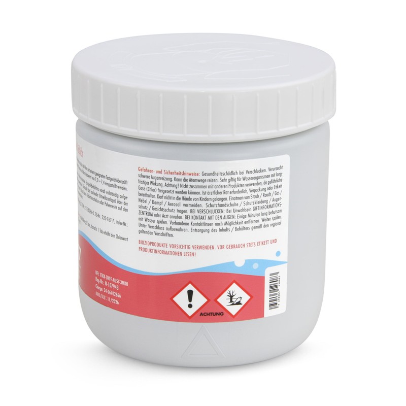 500 g Bayzid® Mini Chlorine Tablets 2.7 g Quick Dissolving