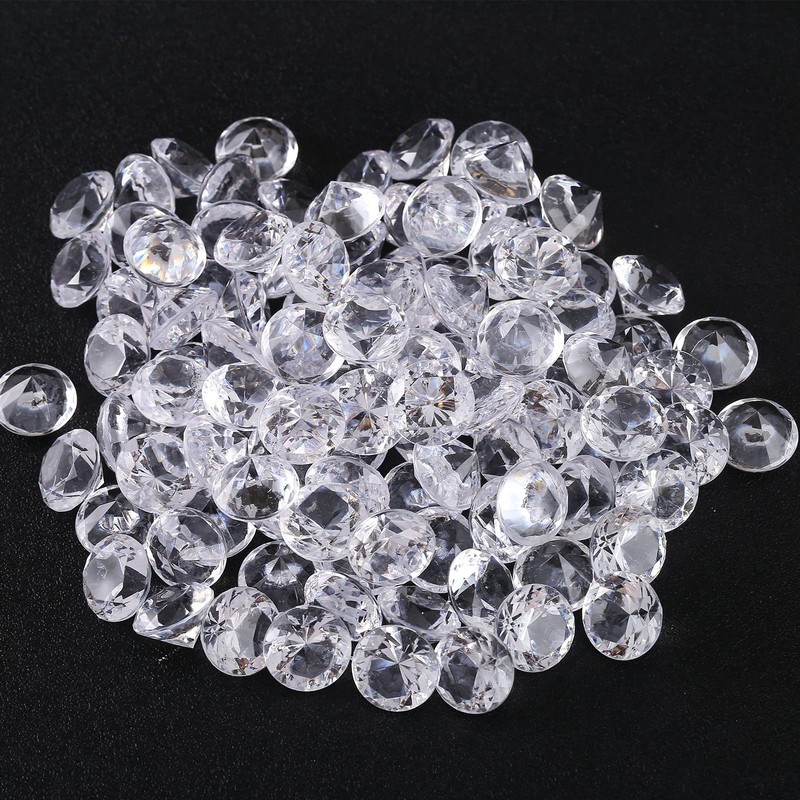 HERZWILD Acrylic Diamond Crystals Transparent Crystal Table Decoration Wedding Decoration