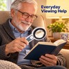 USB Rechargeable 60x HD Magnifier with LED & Purple Light