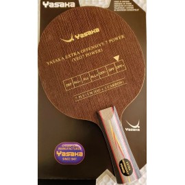 Yasaka Extra Offensive 7 Power Carbon (OFF+) YEO 7 Power Table Tennis Blade  - Straight (ST)
