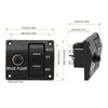 Ongwan 3-Way Manual OFF-Auto Switch Panel with Breaker for Bilge