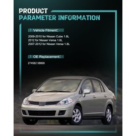 SELEAD A/C Compressor and Clutch Fit for Nissan Cube 1.8L 2009-2010,Fit for Nissan Versa 1.8L 2009-2012 Pre-filled with Oil with 6 Pulley Grooves