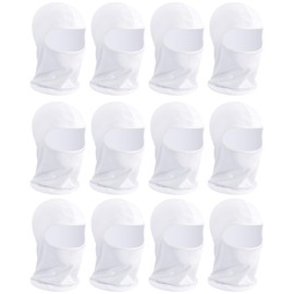 Panitay 12 Pcs Painters Spray Socks Unisex Adult Painters Mask Painting Dust Hood Snug Soft Stretch Head Socks for Men