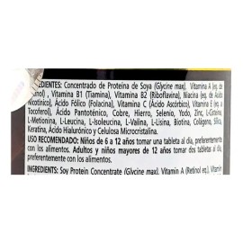 Hairburst Colágeno Biotina Keratina Ácido Hialuronico 60 Tab                                                                                          