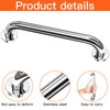 OFKPO 2 Pack Grab Bar Rail for Bathroom, 30cm Curved