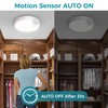 Rechargeable Motion Sensor Light with Remote Wireless Ceiling Light Battery