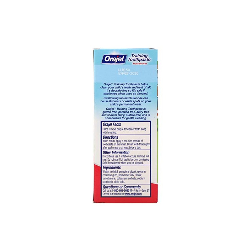 Orajel Toddler Training Toothpaste Berry Fun 1.50 oz