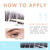 Self Adhesive Eyelashes - EHSZM BEAUTY POP-PRESS No Glue Lash
