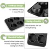 TeamFar Muffin Pan Set of 4, 6 Cup Muffin Tin