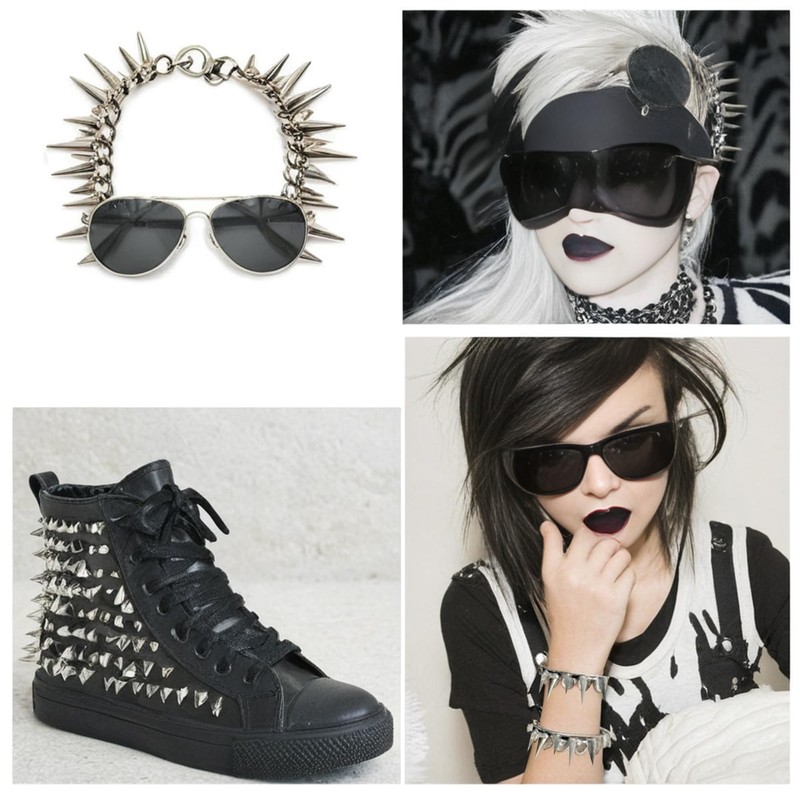 200 Sets Silver Cone Spikes Multiple Sizes Screw Back Studs