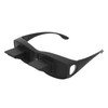 Prism Glasses Stylish Compact Black Large Resin Glass 16cm Frame