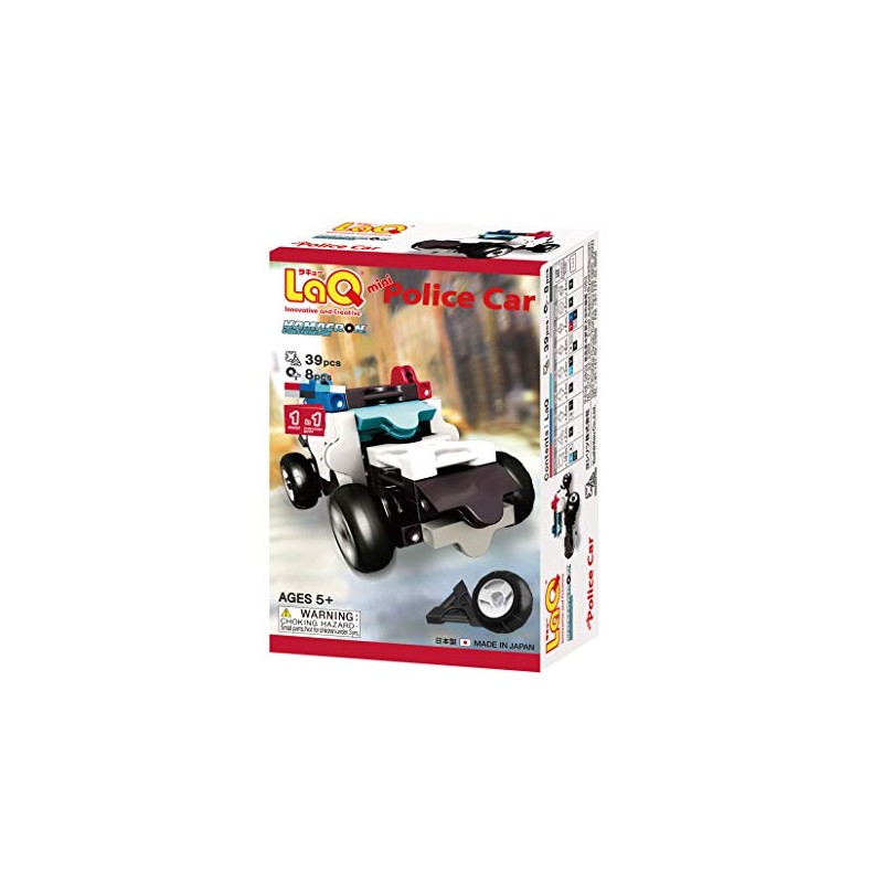 LaQ Hamacron Constructor Mini Police Car
