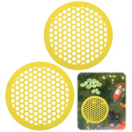 2 Pack Floating Bee Island, Floating Bee Station 7.87 Inch with PE Foam, Bees Bath Feeder & Butterfly Waterer for Garden, Backyard, Patio (Yellow)