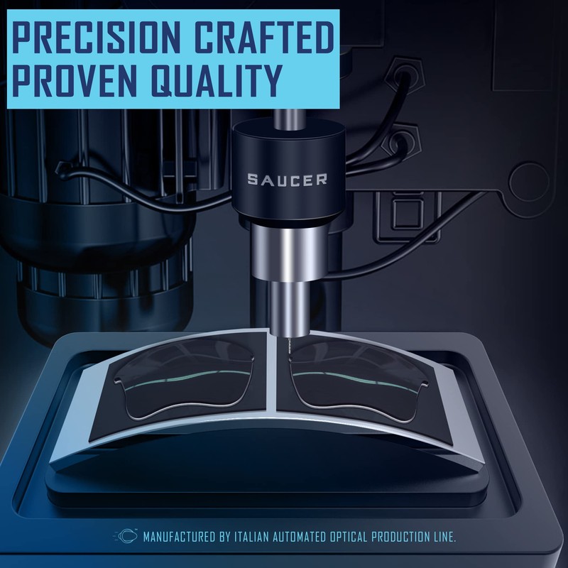 Saucer Premium Replacement Lenses for Oakley Juliet Sunglasses, High Definition