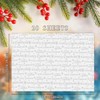 50 * 35cm Silver Letters White Tissue Paper, 20Sheets Christmas