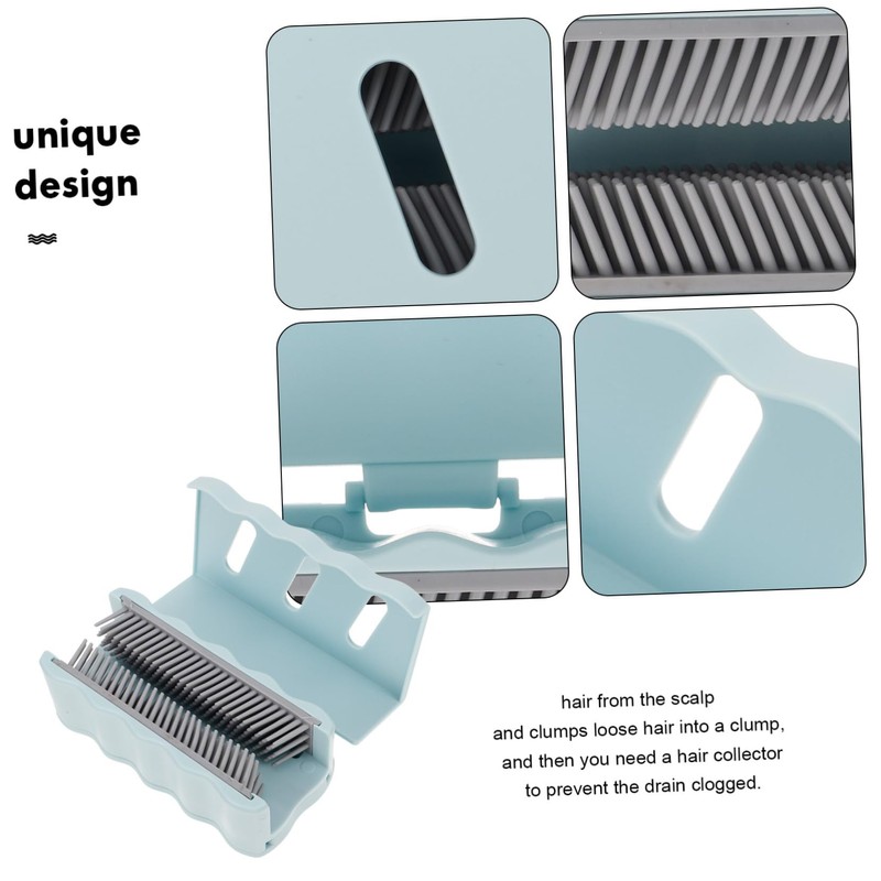 TEHAUX Shower Hair Catcher Wall Mounted Hair Collector Durable Bath